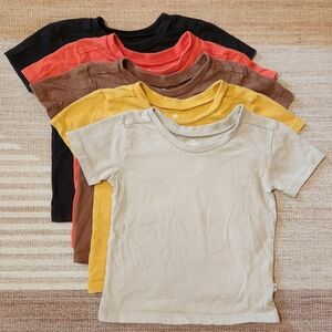 Bundle of 5 HonestBaby t-shirts